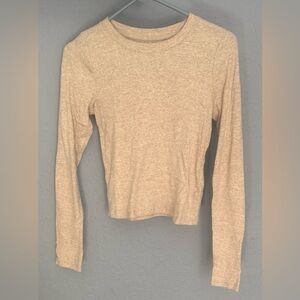 Hollister Long Sleeve Baby Tee - Women's Medium